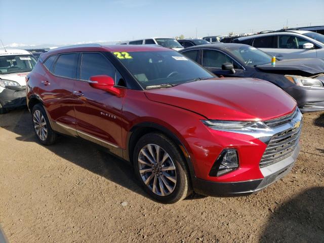 3GNKBLRS6NS136844 - 2022 CHEVROLET BLAZER PREMIER RED photo 4