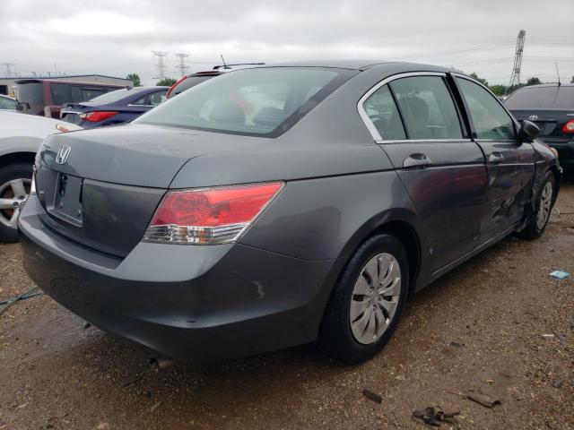 1HGCP26399A078386 - 2009 HONDA ACCORD LX GRAY photo 3