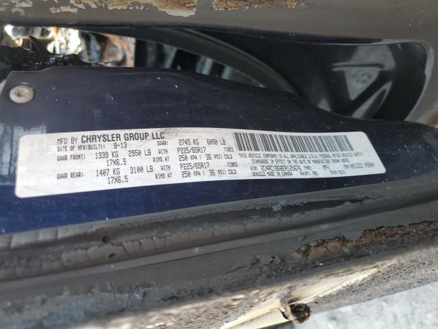 2C4RC1BG6ER125676 - 2014 CHRYSLER TOWN & COU TOURING Այրված լուսանկար 13