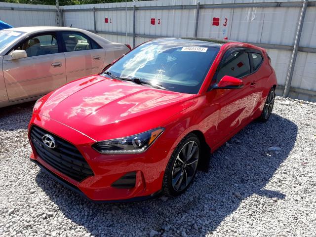 KMHTG6AF1LU025724 - 2020 HYUNDAI VELOSTER BASE RED photo 1