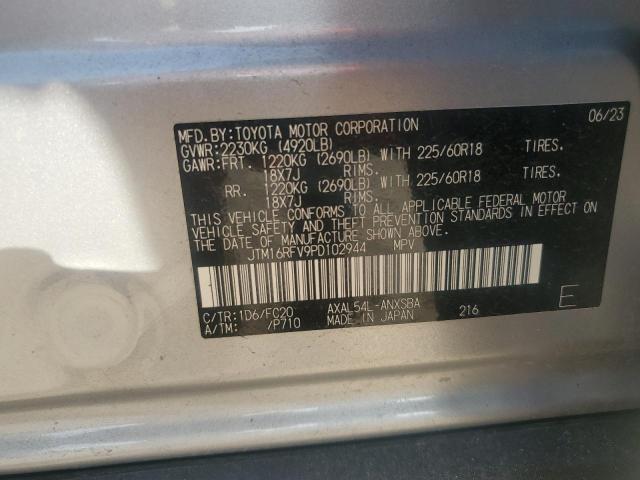 JTM16RFV9PD102944 - 2023 TOYOTA RAV4 SE SILVER photo 14