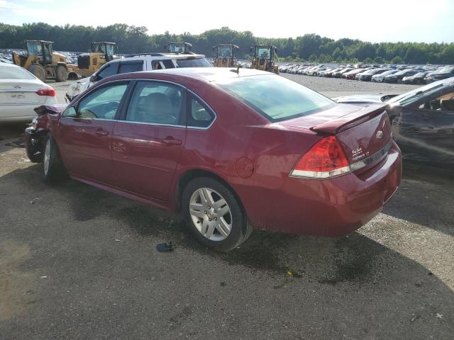 2G1WG5EK7B1176881 - 2011 CHEVROLET IMPALA LT RED photo 2