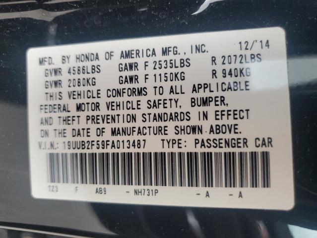 19UUB2F59FA013487 - 2015 ACURA TLX TECH 黑色 照片 13