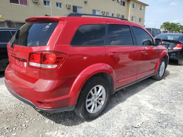 3C4PDDBG7DT635052 - 2013 DODGE JOURNEY SXT RED photo 3