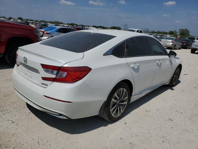 1HGCV3F14KA004146 - 2019 HONDA ACCORD HYBRID WHITE photo 3