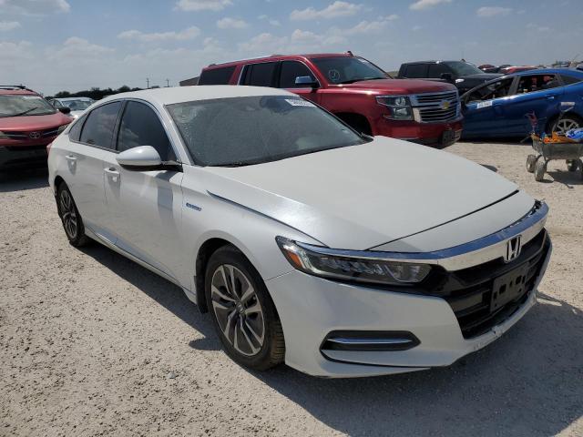 1HGCV3F14KA004146 - 2019 HONDA ACCORD HYBRID WHITE photo 4