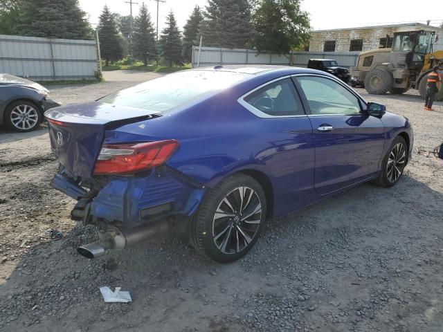 1HGCT1B80HA008443 - 2017 HONDA ACCORD EXL BLUE photo 3