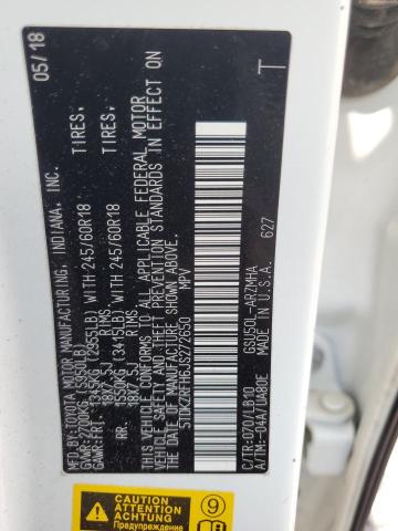 5TDKZRFH6JS272650 - 2018 TOYOTA HIGHLANDER SE Білий фото 14