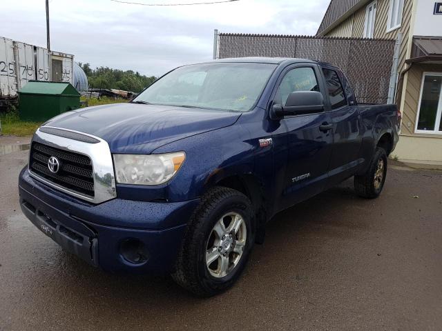 5TBBV54168S513944 - 2008 TOYOTA TUNDRA DOUBLE CAB BLUE photo 1