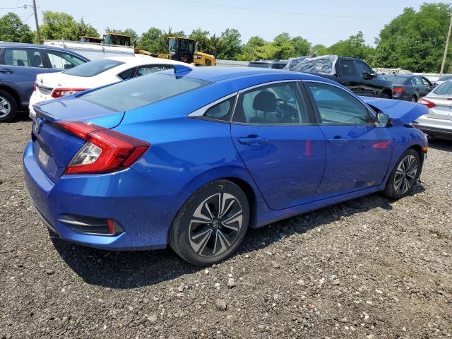 19XFC1F31HE211672 - 2017 HONDA CIVIC EX BLUE photo 3