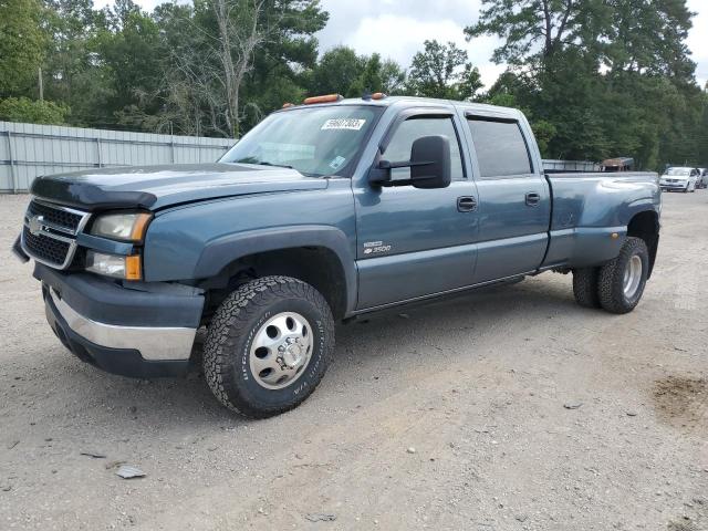 1GCJC33D97F160283 - 2007 CHEVROLET SILVERADO C3500 BLUE photo 1