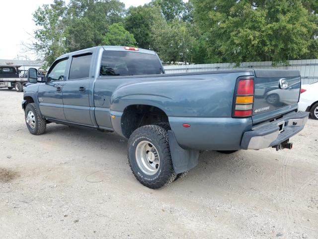 1GCJC33D97F160283 - 2007 CHEVROLET SILVERADO C3500 BLUE photo 2