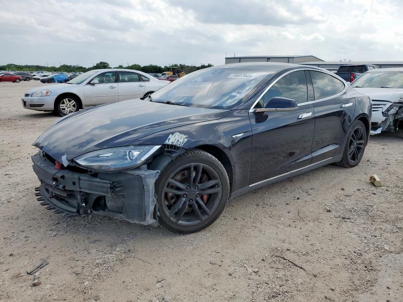 5YJSA1H10EFP62231 - 2014 TESLA MODEL S 蓝色 照片 1