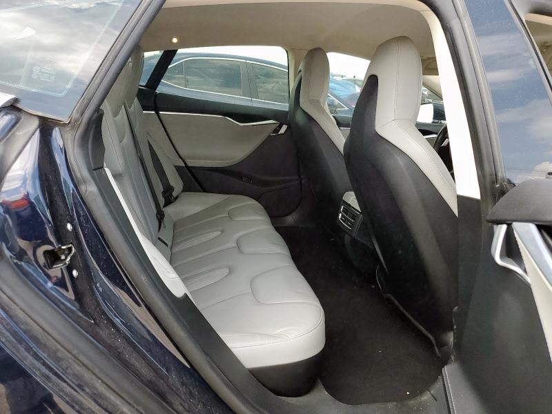 5YJSA1H10EFP62231 - 2014 TESLA MODEL S 蓝色 照片 10