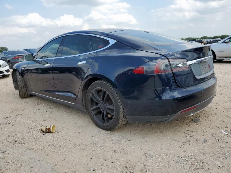 5YJSA1H10EFP62231 - 2014 TESLA MODEL S 蓝色 照片 2