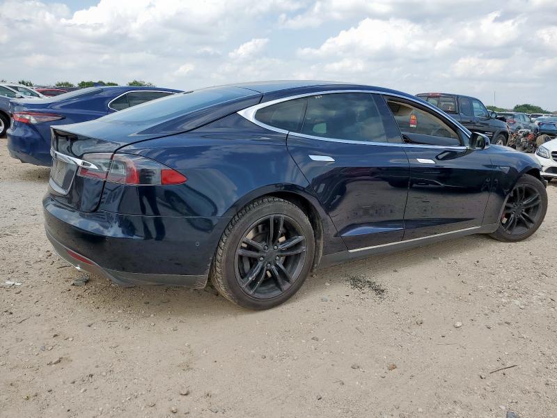 5YJSA1H10EFP62231 - 2014 TESLA MODEL S 蓝色 照片 3