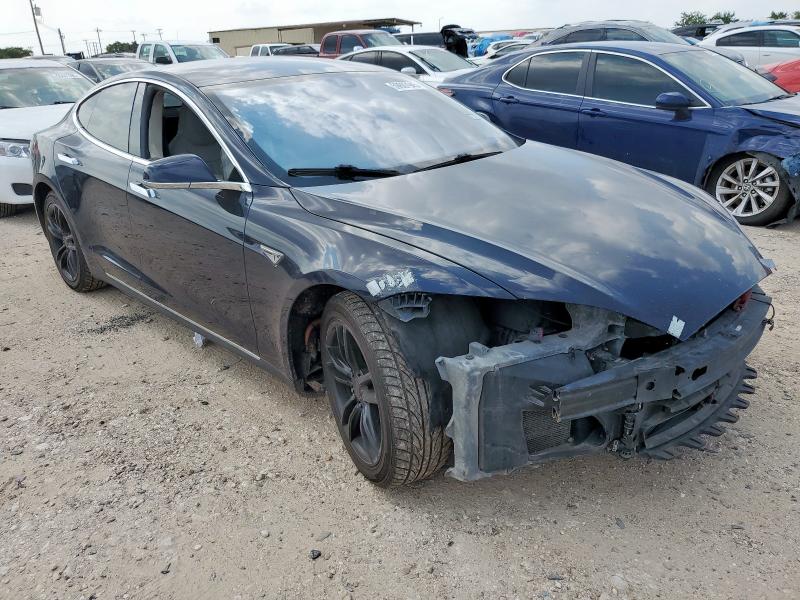 5YJSA1H10EFP62231 - 2014 TESLA MODEL S 蓝色 照片 4