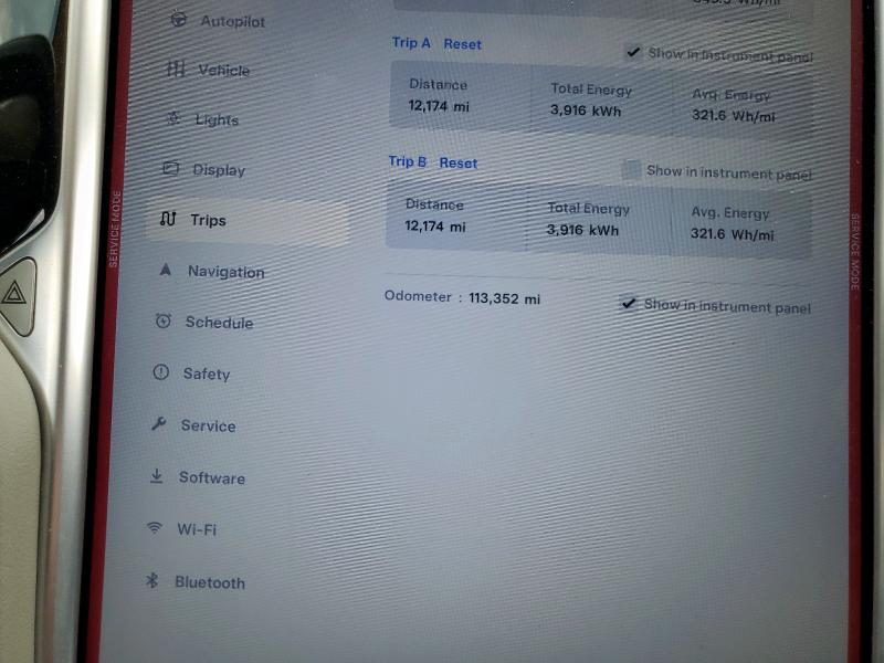 5YJSA1H10EFP62231 - 2014 TESLA MODEL S 蓝色 照片 9