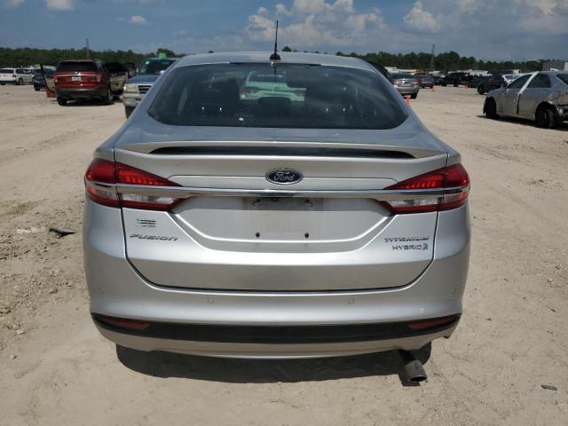 3FA6P0RU6JR248482 - 2018 FORD FUSION TITANIUM/PLATINUM HEV SILVER photo 6