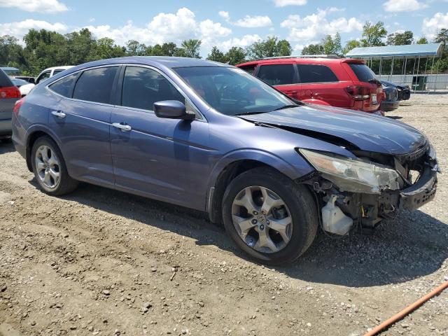 5J6TF2H51CL004496 - 2012 HONDA CROSSTOUR EXL BLUE photo 4