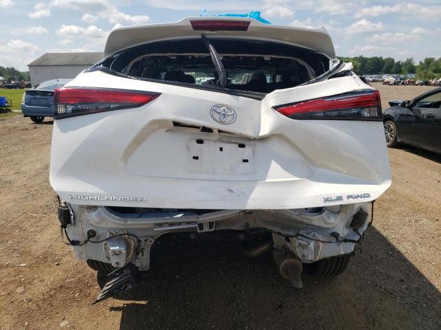 5TDGZRBH7MS108145 - 2021 TOYOTA HIGHLANDER XLE Սպիտակ լուսանկար 6