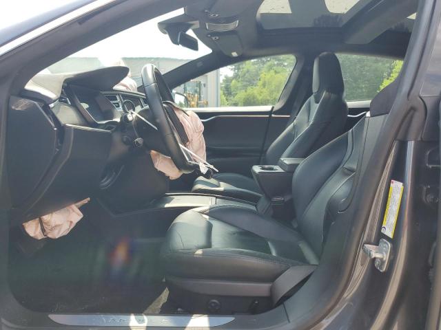5YJSA1E27GF171605 - 2016 TESLA MODEL S GRAY photo 7