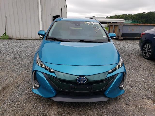 JTDKARFP1J3074607 - 2018 TOYOTA PRIUS PRIM TEAL photo 5