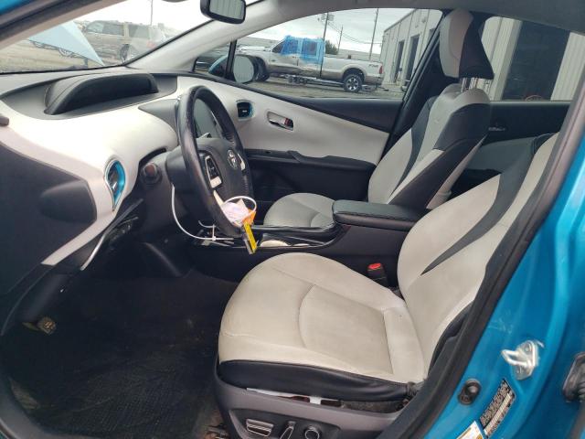 JTDKARFP1J3074607 - 2018 TOYOTA PRIUS PRIM TEAL photo 7