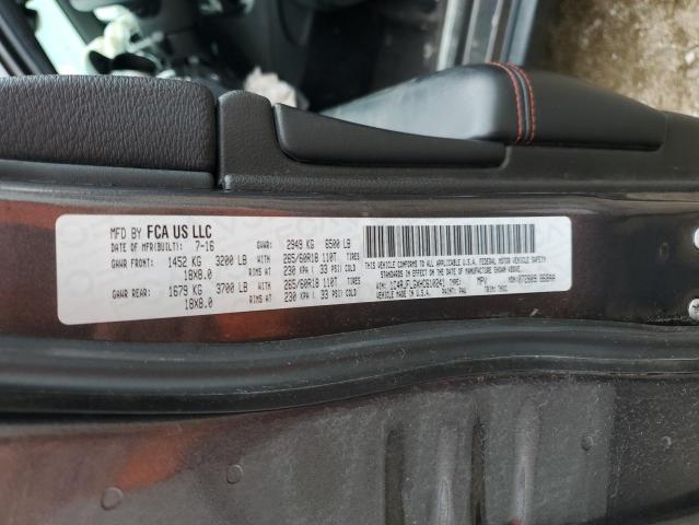 1C4RJFLGXHC610241 - 2017 JEEP GRAND CHER TRAILHAWK ნაცრისფერი ფოტო 13