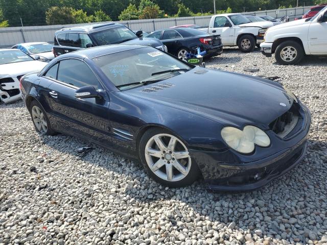 WDBSK75FX3F048839 - 2003 MERCEDES-BENZ SL 500R BLUE photo 4