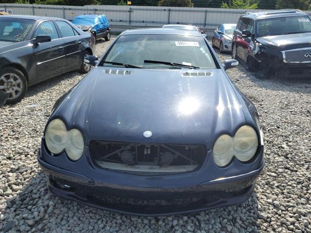 WDBSK75FX3F048839 - 2003 MERCEDES-BENZ SL 500R BLUE photo 5