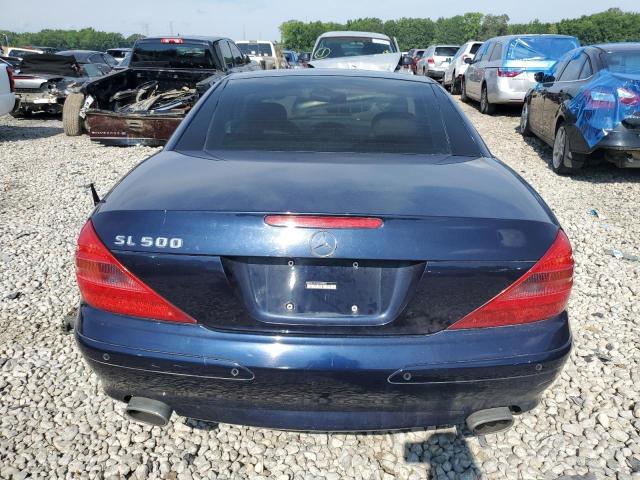 WDBSK75FX3F048839 - 2003 MERCEDES-BENZ SL 500R BLUE photo 6