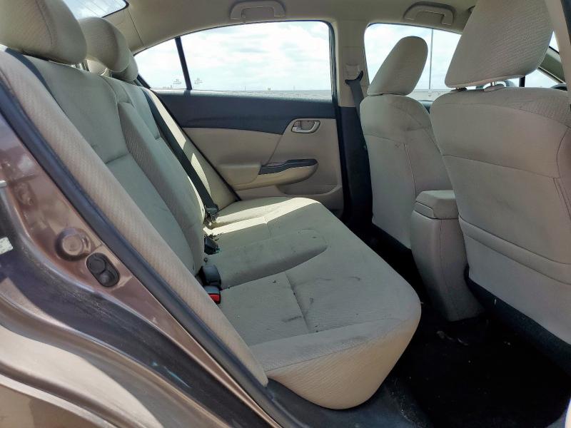 2HGFB2F5XDH556130 - 2013 HONDA CIVIC LX TAN photo 10