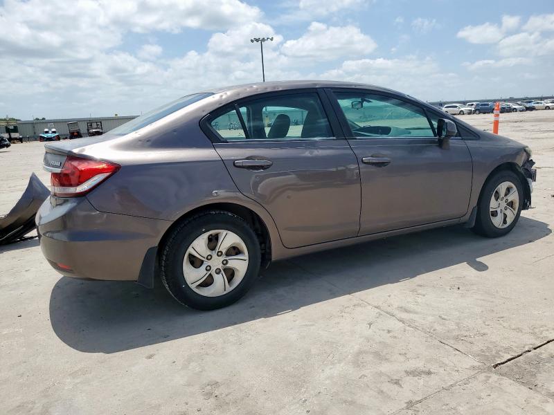 2HGFB2F5XDH556130 - 2013 HONDA CIVIC LX TAN photo 3