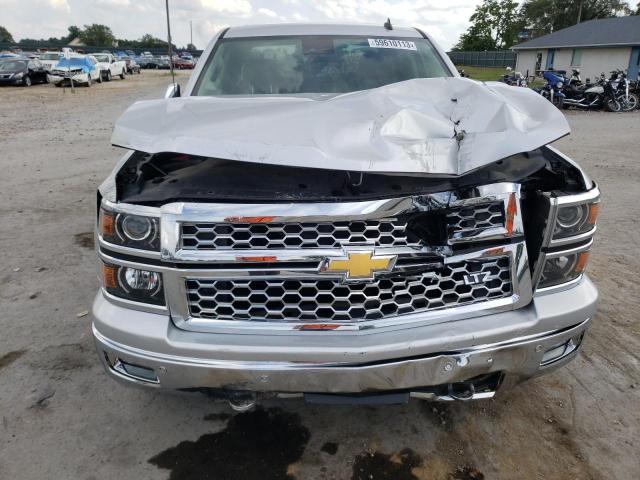 3GCUKSECXEG277364 - 2014 CHEVROLET 1500 K1500 LTZ SILVER photo 5