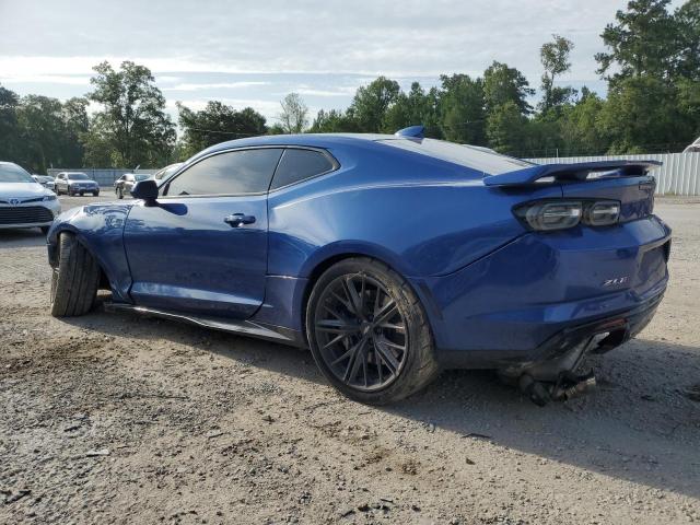 1G1FK1R61K0151734 - 2019 CHEVROLET CAMARO ZL1 BLUE photo 2