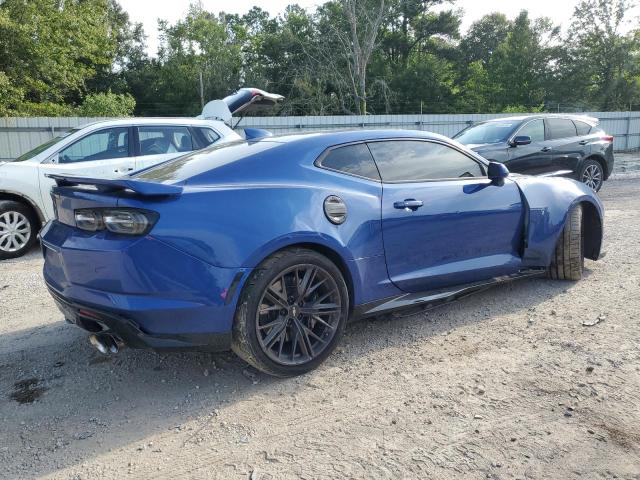 1G1FK1R61K0151734 - 2019 CHEVROLET CAMARO ZL1 BLUE photo 3