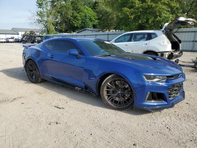1G1FK1R61K0151734 - 2019 CHEVROLET CAMARO ZL1 BLUE photo 4