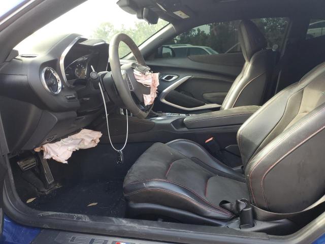 1G1FK1R61K0151734 - 2019 CHEVROLET CAMARO ZL1 BLUE photo 7
