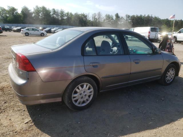 2HGES26885H557431 - 2005 HONDA CIVIC EX GRAY photo 3