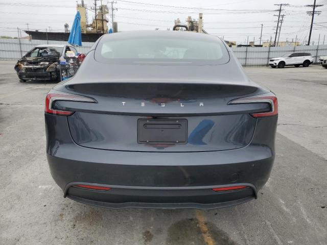 5YJ3E1EA4SF892568 - 2025 TESLA MODEL 3 CHARCOAL photo 6