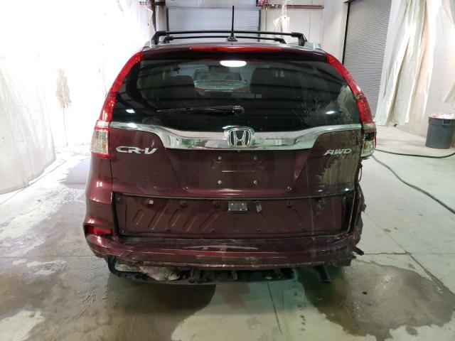 5J6RM4H77FL046480 - 2015 HONDA CR-V EXL MAROON photo 6