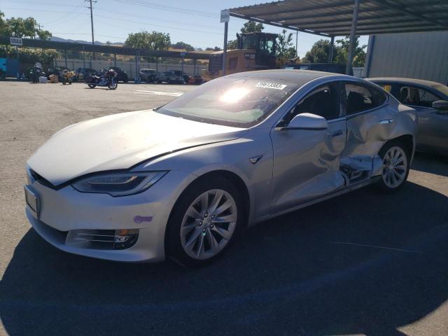 5YJSA1E25JF281706 - 2018 TESLA MODEL S Gümüş foto 1