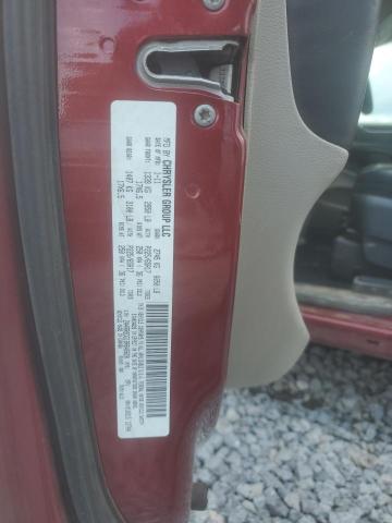 2A4RR8DG1BR645620 - 2011 CHRYSLER TOWN & COU TOURING L BURGUNDY photo 12