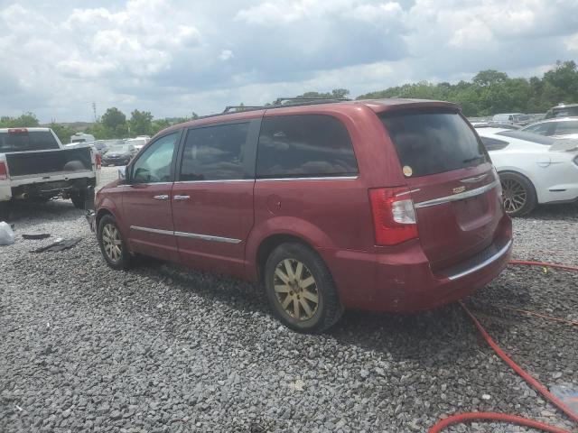 2A4RR8DG1BR645620 - 2011 CHRYSLER TOWN & COU TOURING L BURGUNDY photo 2