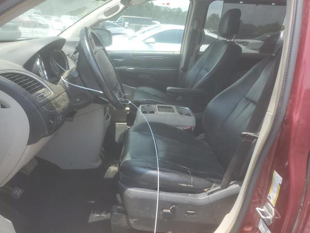 2A4RR8DG1BR645620 - 2011 CHRYSLER TOWN & COU TOURING L BURGUNDY photo 7