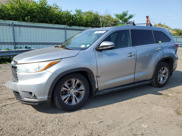 5TDJKRFH3FS114077 - 2015 TOYOTA HIGHLANDER XLE SILVER photo 1