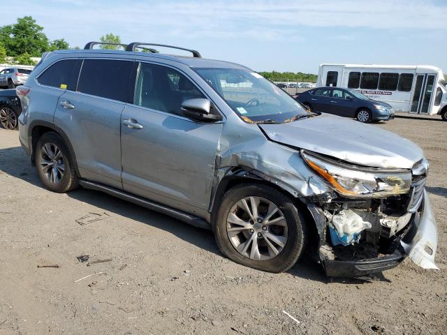 5TDJKRFH3FS114077 - 2015 TOYOTA HIGHLANDER XLE SILVER photo 4