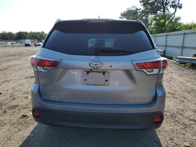 5TDJKRFH3FS114077 - 2015 TOYOTA HIGHLANDER XLE SILVER photo 6