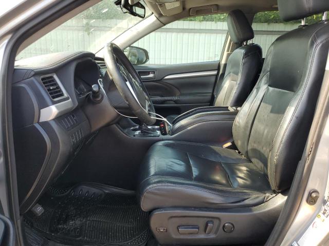 5TDJKRFH3FS114077 - 2015 TOYOTA HIGHLANDER XLE SILVER photo 7